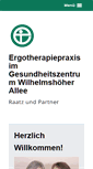 Mobile Screenshot of ergopraxis-kassel.de